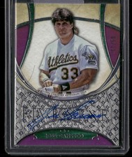 2017 Topps Five Star #FSA-JCA Jose Canseco Base Autograph Purple #/50