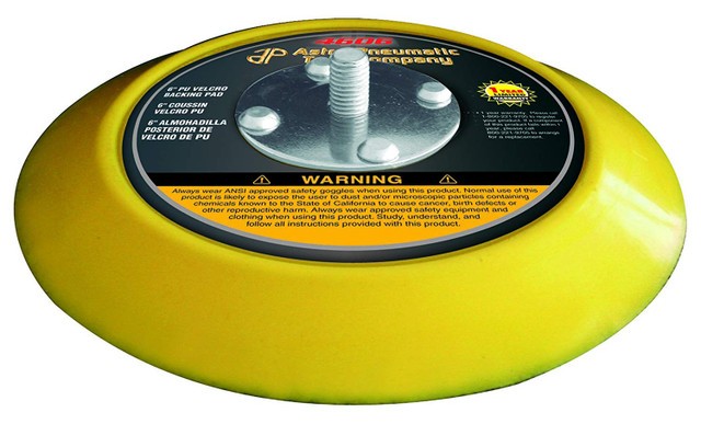 Astro Pneumatic 6" PU  Backing Pad, Dual Action Random Orbit