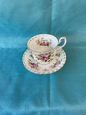 Royal Albert Bone China Teacup And Saucer June Flower Of The Month
