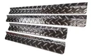 Diamond Plate Aluminum Dog Box Rain Guard Gutters Hunting SARS Agility 