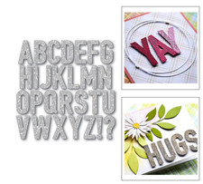 Wood Grain Alphabet Letter Metal Die Cutting Dies Scrapbooking Album Card Make