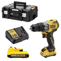 Dewalt Akku-Schlagbohrschrauber 12V DCD706D2 2X 2,0 Ah Akku + Lader In Tstak-Box