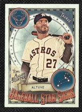 Jose Altuve 2019 Topps Allen & Ginter Baseball Star Signs #BSS-11 Astros Insert 