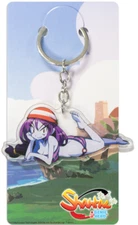 Volks Shantae Series Summer Risky Boots Stripe Bikini Acrylic Keychain  New Mint