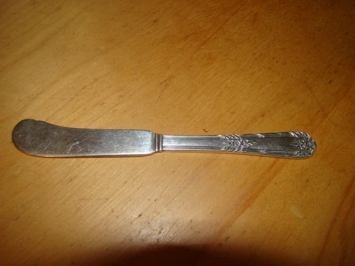 LOT OF 3 INTERNATIONAL STERLING SPLENDOR FLAT HANDLE BUTTER SPREADERS NO MONO