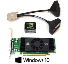 Dell Studio XPS 8300 8700 8900 NVIDIA Quadro Quad 4 DVI Video Graphics Card