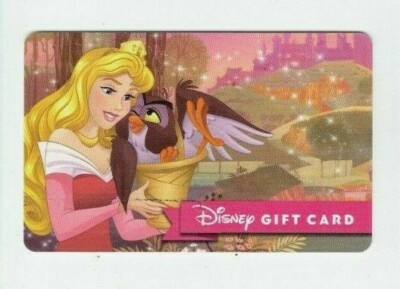 Disney Gift Card Princess Aurora - Sleeping Beauty - Owl - Back B - No Value