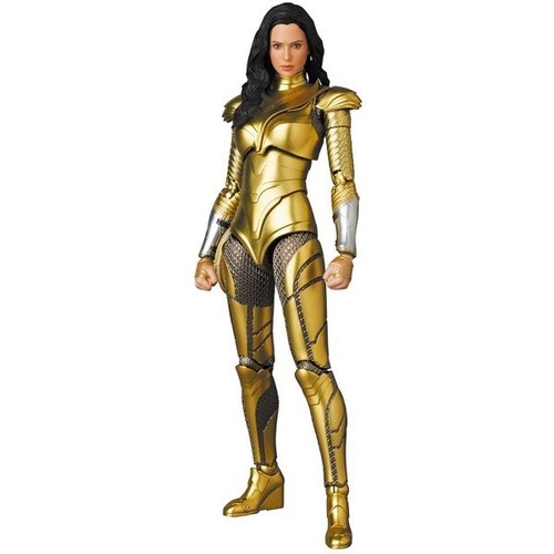 MAFEX 148 Wonder Woman 84 Action Figure Golden Armor Ver Medicom Toy New Sealed - Picture 9 of 14