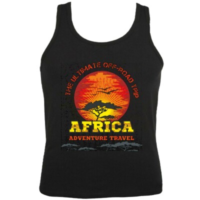 Tank Top THE ULTIMATE OFFROAD TRIP AFRIKA ADVENTURE TRAVEL 4X4 GELÄNDEWAGEN HOT