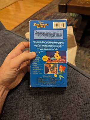 Walt Disney Sing Along Songs Friend Like Me VHS Video Volume 11
