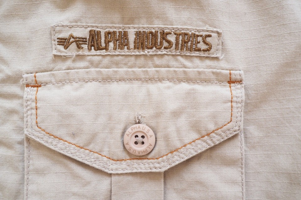 Alpha Industries Field Coat Jacket Khaki Size XXL M65 Military Cotton