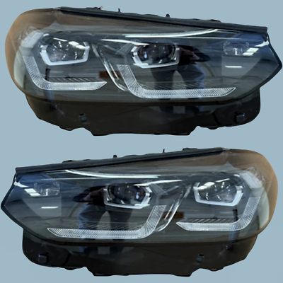 ☆ X3(G01)/X4(G02)　純正ヘッドライト　右☆ BMW X3 X4 Headlight G01 G02 Left Right 2PCS LED US SHADOWLINE 2022