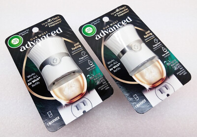 Lot of 2 Air Wick Advanced Plug-In Scented Oil Warmer