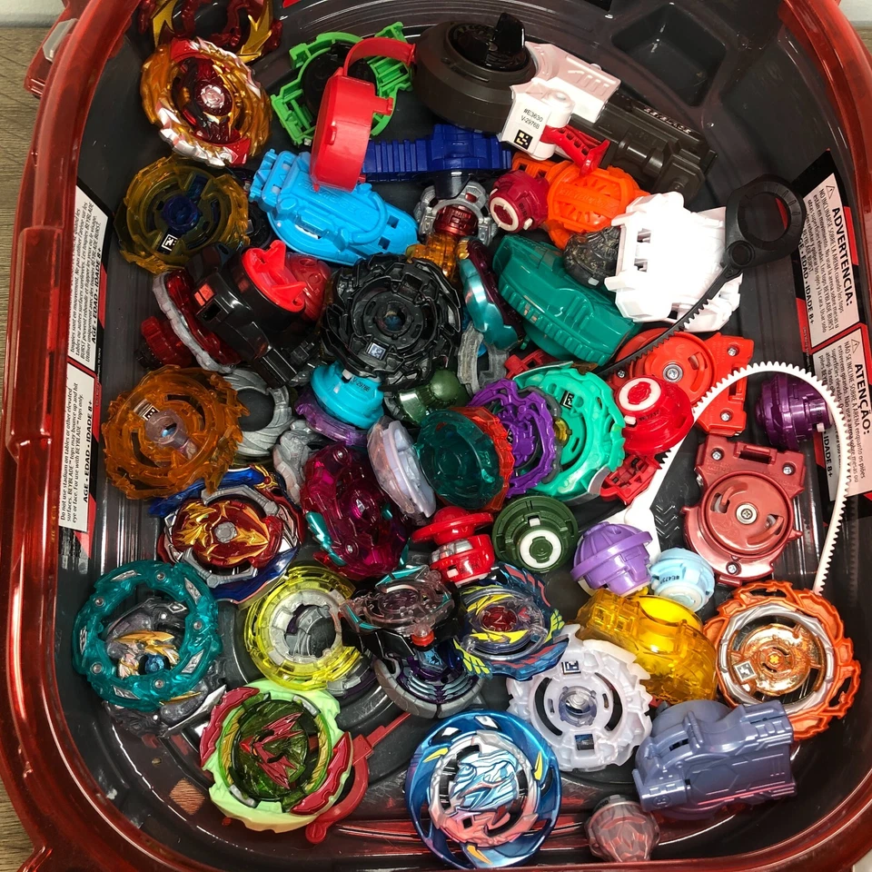 Beyblade Lot Stadium Launcher Metal Plastic Mixed Huge Collection Incomplete 67 - Image 4 of 4