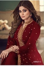 Indian Pakistani Salwar Kameez Wedding Party Wear Designer Anarkali Suit Dress