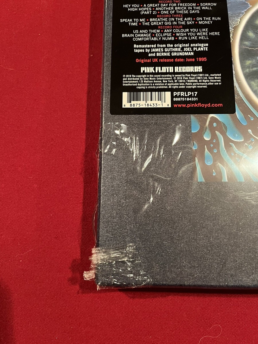 Pink Floyd Pulse 👁 4 LP Live 2018 Album 180G New Sealed Same Day