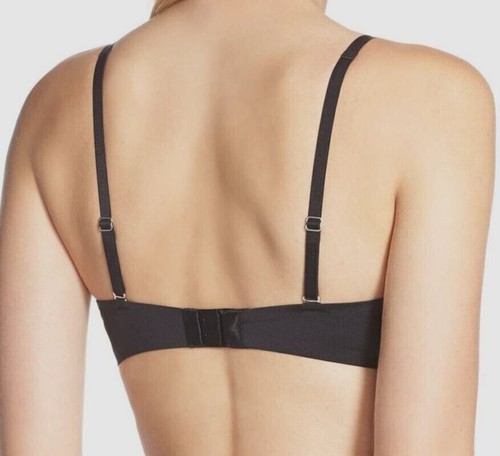 Wacoal Intuition Bra Black 32D Padded Push Up Plunge T-Shirt Multiway 108003 New - Picture 7 of 12