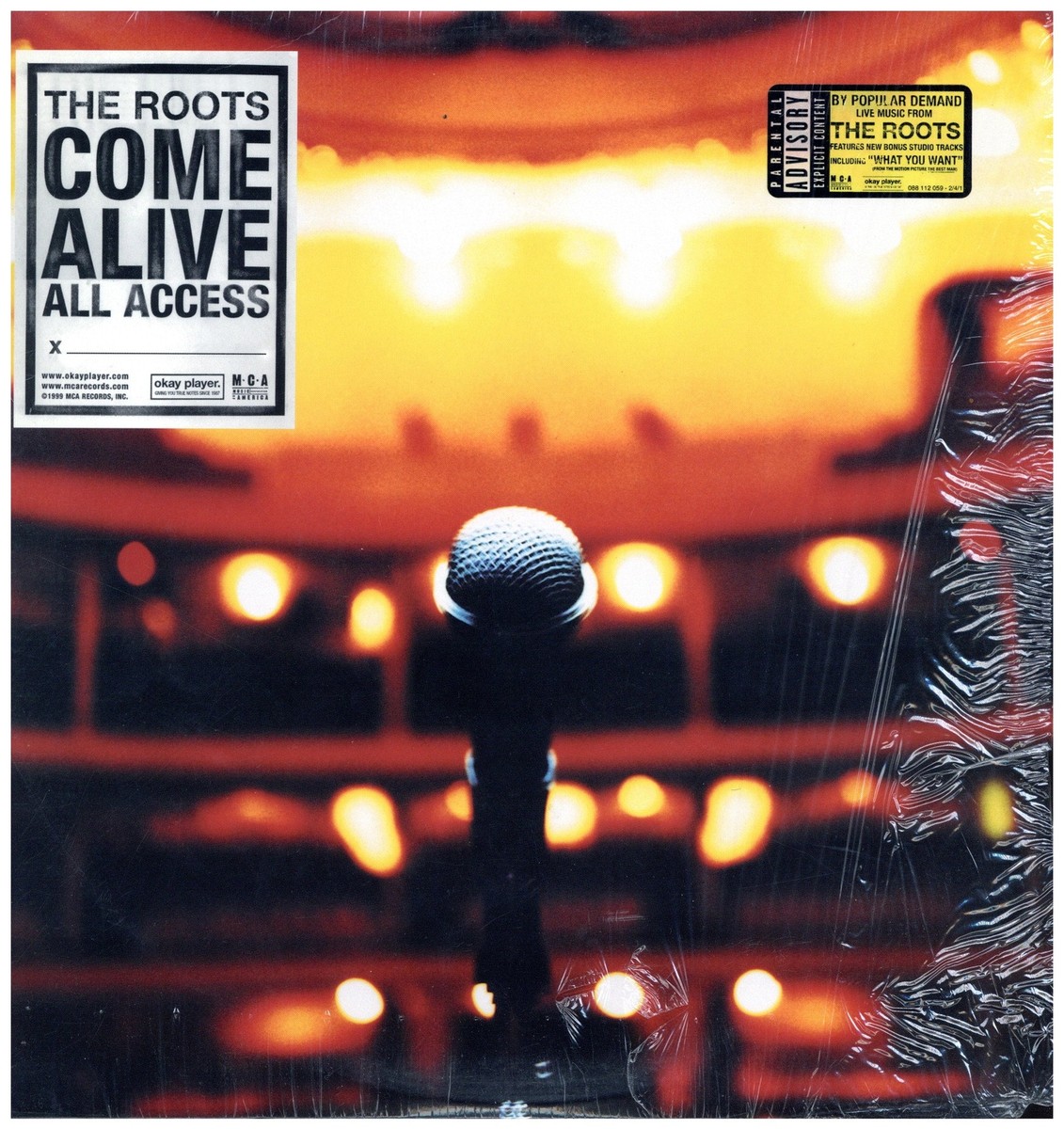 洋楽 THE ROOTS COME ALIVE ALl ACCESS Roots, The - The Roots Come Alive '99 2xLP US ORG!EX-/EX W/S