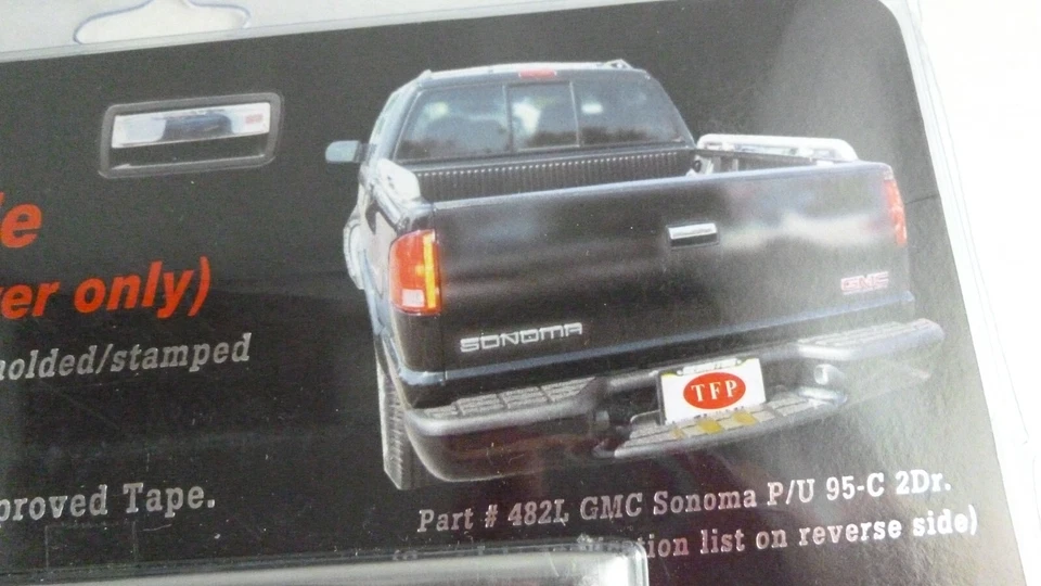 482L Tailgate Door Lever Handle Cover Chevrolet GMC Sonoma Jimmy Truck Foto 3 de 4