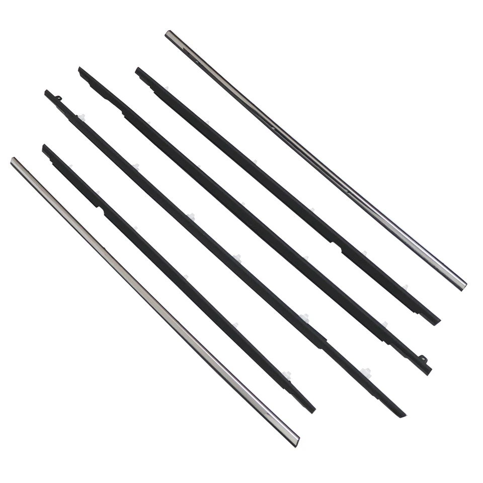 Moldura de cinturón de puerta 6 piezas para 91-98 Toyota Land Cruiser 80 FJ80 FZJ80 LX450 NUEVO Foto 2 de 4