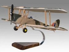 De Havilland D.H. 82A Tiger Moth Desk Wood Airplane New Model Large Scale 1/24