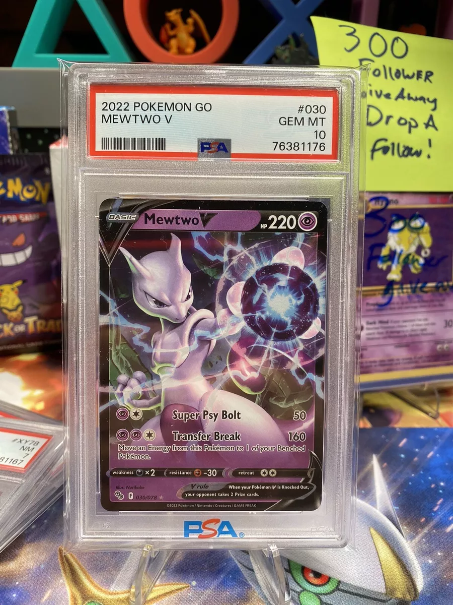  Mewtwo V 030/078 - Pokemon Go - Ultra Rare Card : Toys