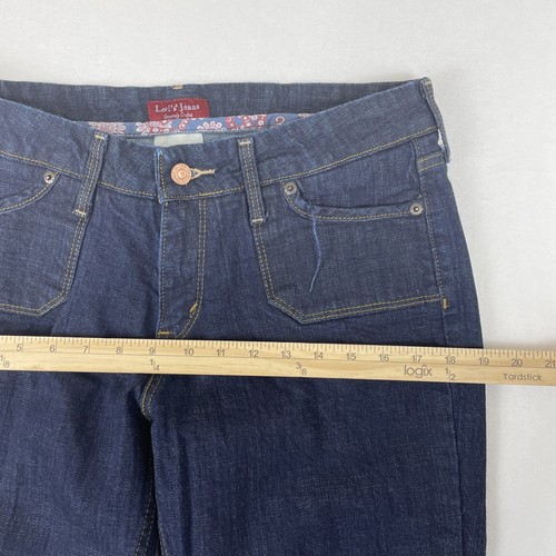 Pantalones de mezclilla para mujer Levis 545 talla Bolsillos con solapa de corte de bota bajo de 12 M ~ 30" entrepierna - Imagen 5 de 11