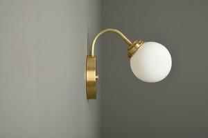 modern globe sconce