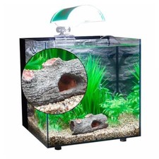 Aquarium Hide Fish Cave Ornament Hide Hollow Tree Hiding NEW. Decoration D SCH