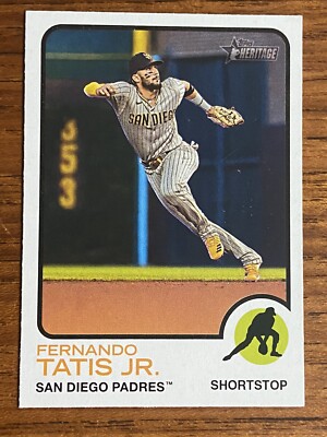 Awesome 2022 Topps Heritage Card Fernando Tatis Jr #88 nm/mint