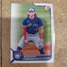 2022 Bowman Baseball Card 43 BO BICHETTE TORONTO BLUE JAYS