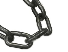 3/8" x 50' Grade 30 Black Proof Coil Powder Coated Safety Chain Swing Set Fence