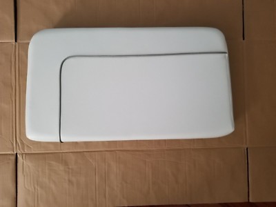 Wellcraft 33 Coastal Aft Seat Port Side Cushion White/Grey Piping New OEM $485