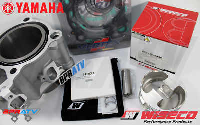 #ad Yamaha Kodiak 450 OEM Stock Bore Cylinder WISECO Piston Kit Gaskets Top End Kit $348.98