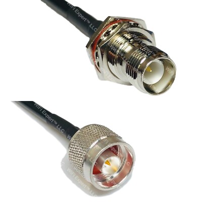RFC240 RP-TNC FEMALE to N MALE Coax RF Cable USA-Ship Lot