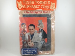 Vintage Tiger Tommy's Alphabet Time Chalkboard Lee Dexter Show Unopened WRCV-TV