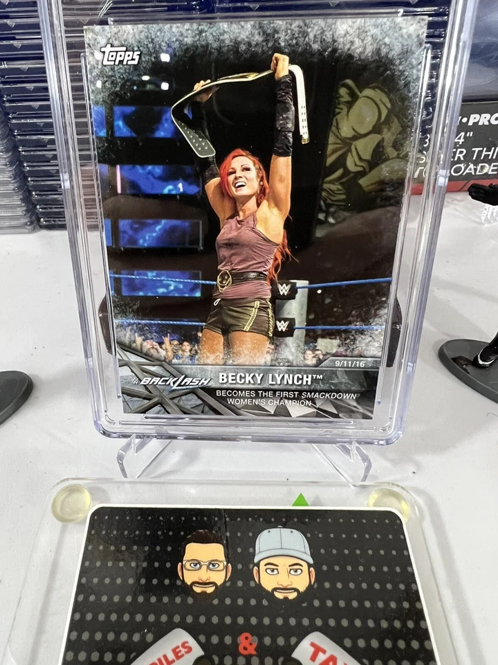 becky lynch 2017 topps wwe women’s division wwe matches and moments csg 10  - Image 3 of 4
