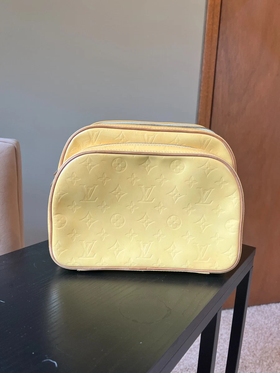 lv yellow backpack