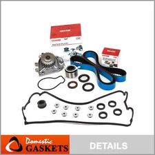 Fit 92-95 Acura Honda B16A3 B17A1 Timing Belt Kit Water Pump Valve Cover Gasket