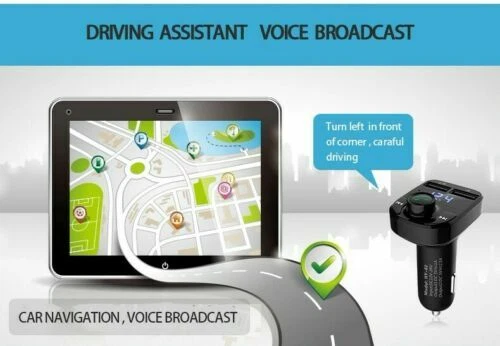 车载蓝牙调频发射器 收音机 MP3 无线适配器 车载套件 USB 充电器 2 — 第 4/4 张图片