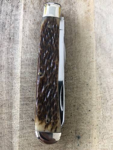 Queen USA Made 1977 Master Cutler Collection Bone Trapper knife 19cm - Picture 8 of 17