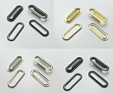 IstaTools&reg; Oval&Ouml;sen, Stahl, &Ouml;se, 20x5mm und 15x4mm Innenma&szlig; f&uuml;r Basteln, Leder