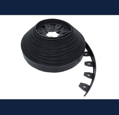 Expert Edge Landscape Edger – 75ft X 2.5in Black Plastic Roll, Easy To Install