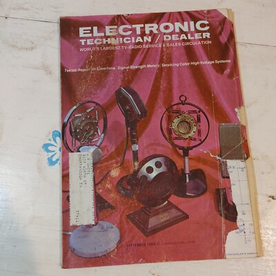 Electronic Technician/Dealer Magz: Testlab Report, Teklab Report September 1969