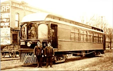 Canton Massillon New Philly Railway Postcard Trolley Interurban RPPC Reprint