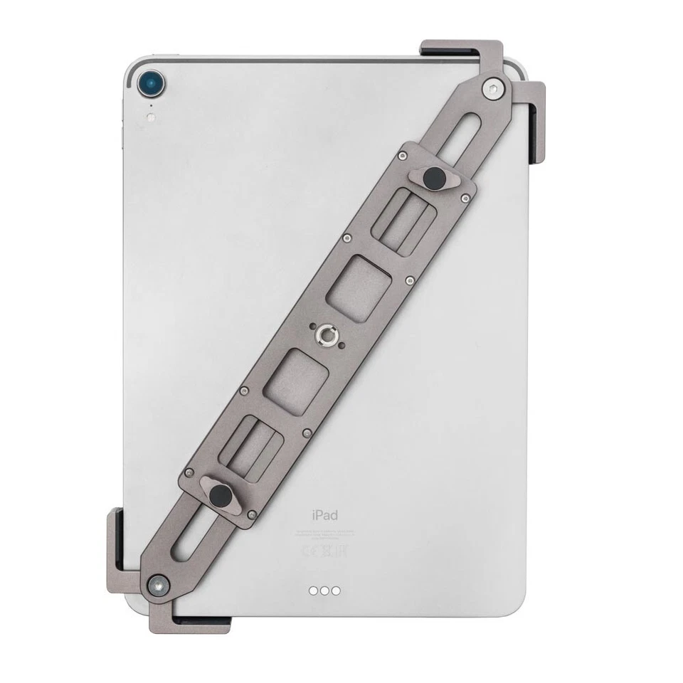 Tablet Stativ Adapter, Tablet Halterung, iPad, 9 - 14 Zoll,  Aluminium - Bild 2 von 4