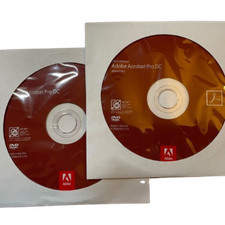 Adobe Acrobat Pro DC 2015 Release Windows Permanent Version 2 Set w/ Case