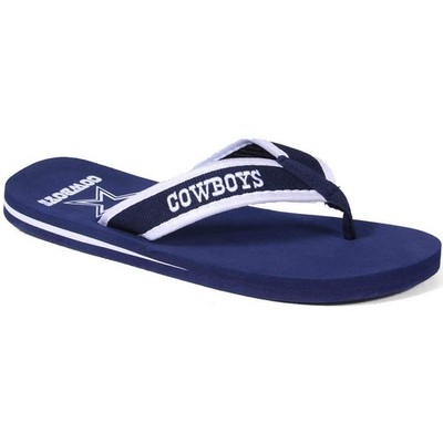 Dallas Cowboys Contour Flip Flops Sandals