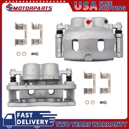 Set(2) Front Brake Calipers for Chevy Silverado 1500 08-2018 GMC Sierra Yukon