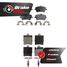 Front Rear Ceramic Brake Pads Kit For 2006-2007 Mercedes-Benz C280